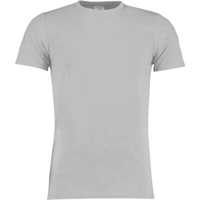 T-shirt Kustom Kit Fashion Fit Superwash Gris XL T-shirt Kustom Kit Fashion Fit Superwash Gris XL