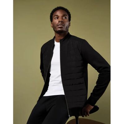Doudoune Full Zip Kustom Kit Regular Fit Noir M Doudoune Full Zip Kustom Kit Regular Fit Noir M