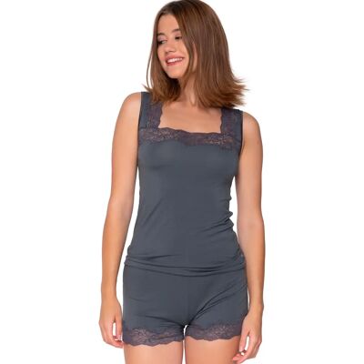 Damestanktop Luna Micro Touch Gris L Damestanktop Luna Micro Touch Gris L