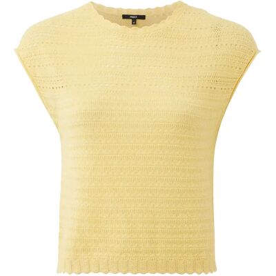Dames top Mexx Ajour Capsleeve Jaune XL Dames top Mexx Ajour Capsleeve Jaune XL