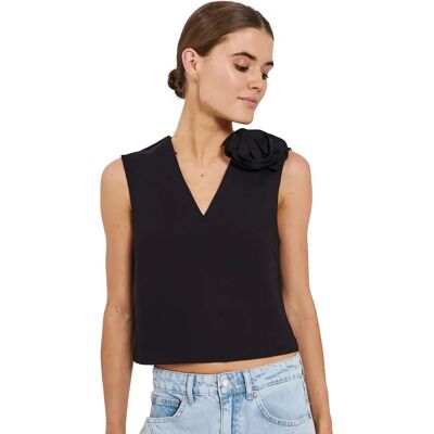 Dames top Norr Orah SL Noir 42 Dames top Norr Orah SL Noir 42