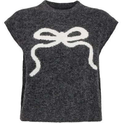 Mouwloos Topje met Knot Vrouw Nümph Nuriette Gris XL Mouwloos Topje met Knot Vrouw Nümph Nuriette Gris XL