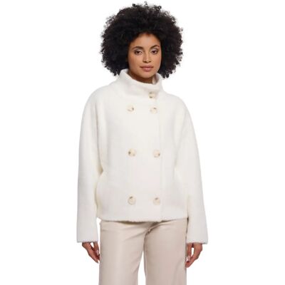 Kort damesjack Rino & Pelle Beth Blanc XL Kort damesjack Rino & Pelle Beth Blanc XL