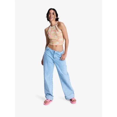 Damestanktop Roxy Hyper Hibiscus Rose XS Damestanktop Roxy Hyper Hibiscus Rose XS