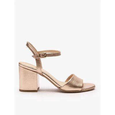 Metalen leren sleehakken vrouw Ryłko Beige 38 Metalen leren sleehakken vrouw Ryłko Beige 38