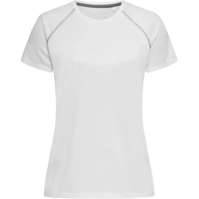 Dames-T-shirt Stedman Active 140 Blanc XL Dames-T-shirt Stedman Active 140 Blanc XL