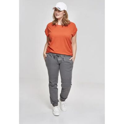 Urban Classics T-shirt vrouw Stedelijk Klassieker uitgebreid GT Oranje 4XL Urban Classics T-shirt vrouw Stedelijk Klassieker uitgebreid GT Oranje 4XL