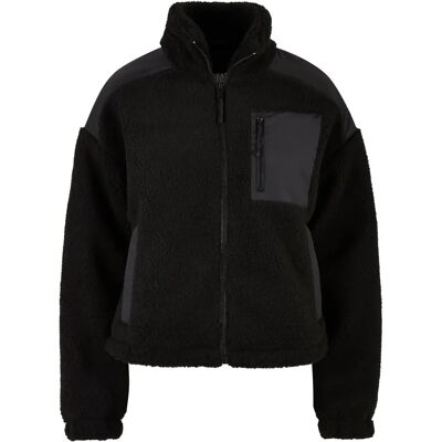 Damesfleece Urban Classics Zwart XL Damesfleece Urban Classics Zwart XL