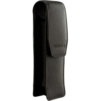 Leren Pennen Etui Wings Noir 15x5x4 cm Leren Pennen Etui Wings Noir 15x5x4 cm