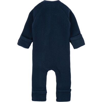 Wollen babysuit Mikk-Line Blauw 6 maanden Wollen babysuit Mikk-Line Blauw 6 maanden
