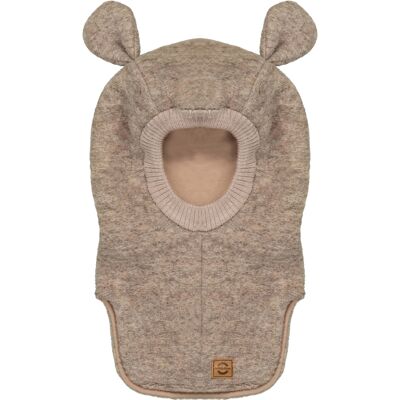 Babymuts met oren Mikk-Line Airwool Bruin 18/24 maanden Babymuts met oren Mikk-Line Airwool Bruin 18/24 maanden