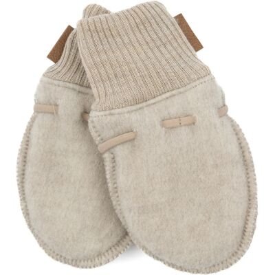 Baby wollen wanten Mikk-Line Beige 0/1 maand Baby wollen wanten Mikk-Line Beige 0/1 maand