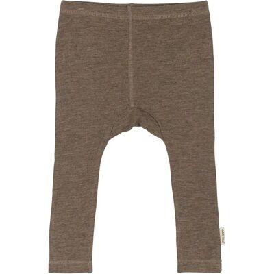 Bamboe/wollen legging baby Mikk-Line Marron 2 mois Bamboe/wollen legging baby Mikk-Line Marron 2 mois
