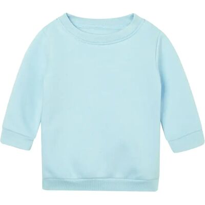 Baby sweatshirt met ronde hals Babybugz Essential Bleu 6/12 maanden Baby sweatshirt met ronde hals Babybugz Essential Bleu 6/12 maanden