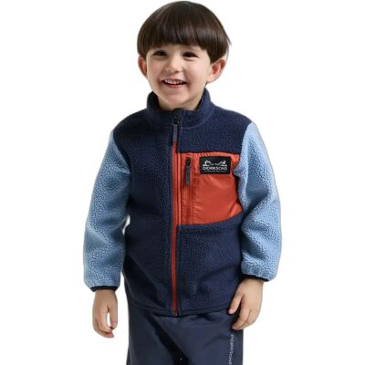 Volledige rits fleece voor baby Didriksons Anten 2 Bleu 18/24 maanden Volledige rits fleece voor baby Didriksons Anten 2 Bleu 18/24 maanden