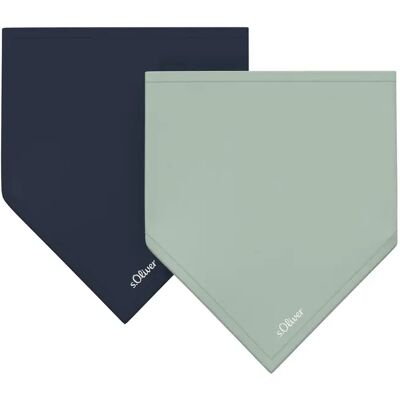 Zachte jersey sjaal met drukknoop voor baby's s.Oliver (x2) Vert TU Zachte jersey sjaal met drukknoop voor baby's s.Oliver (x2) Vert TU