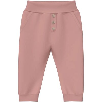 Legging van fleece met omgeslagen tailleband en nep knoopsluiting voor baby's s.Oliver Rose 3 maanden Legging van fleece met omgeslagen tailleband en nep knoopsluiting voor baby's s.Oliver Rose 3 maanden