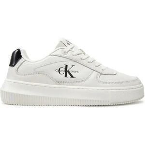 Leren sportschoenen voor vrouwen Calvin Klein Blanc 40 Leren sportschoenen voor vrouwen Calvin Klein Blanc 40