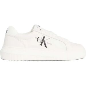 Lage leren sneakers voor dames Calvin Klein Blanc 39 Lage leren sneakers voor dames Calvin Klein Blanc 39