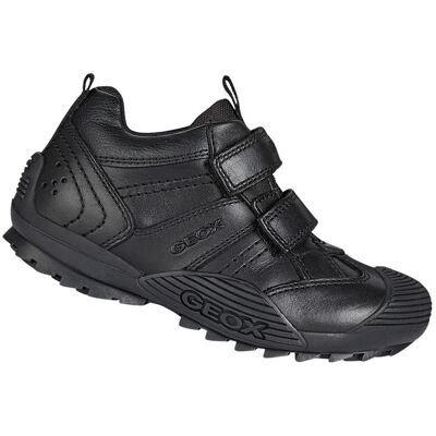 Kindertrainers Geox Savage Smo.Lea Zwart 29 Kindertrainers Geox Savage Smo.Lea Zwart 29