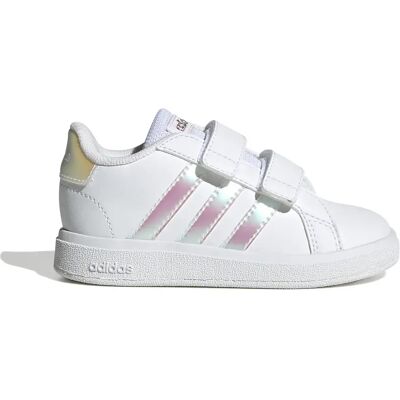 Kinder sportschoenen met klittenband groot kort adidas Blanc 24 Kinder sportschoenen met klittenband groot kort adidas Blanc 24