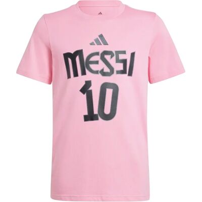 Kinder-T-shirt adidas Messi Name&Number Graphic Rose 9/10 ans Kinder-T-shirt adidas Messi Name&Number Graphic Rose 9/10 ans