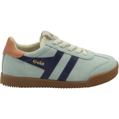 Kinder sneakers met veters in daim Gola Elan Gris 32 Kinder sneakers met veters in daim Gola Elan Gris 32