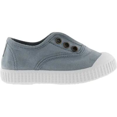 Gewassen canvas sportschoenen zonder veters voor meisjes Victoria 1915 Anglaise Bleu 28 Gewassen canvas sportschoenen zonder veters voor meisjes Victoria 1915 Anglaise Bleu 28