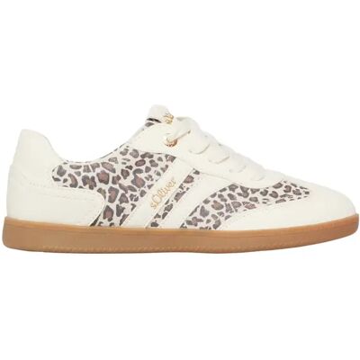 Multicolore Leren Look Sneakers Kind s.Oliver Beige 35 Multicolore Leren Look Sneakers Kind s.Oliver Beige 35