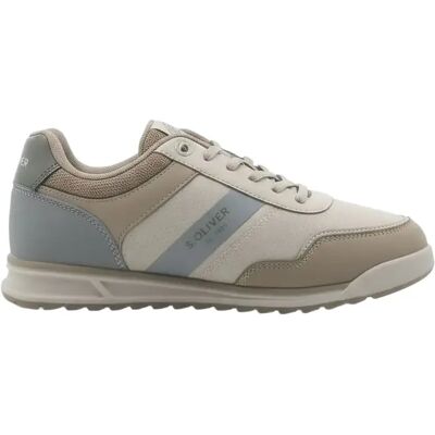Baskets Aspect Effet Cuir s.Oliver Beige 46 Baskets Aspect Effet Cuir s.Oliver Beige 46