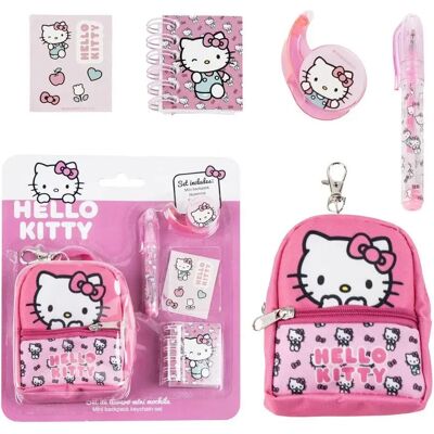Mini Rugzak Set Cerda Hello Kitty Rose 19,5x22,5x4,5 cm Mini Rugzak Set Cerda Hello Kitty Rose 19,5x22,5x4,5 cm