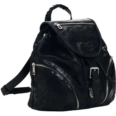 Leren rugzak voor dames Desigual Mini Rock Noir TU Leren rugzak voor dames Desigual Mini Rock Noir TU