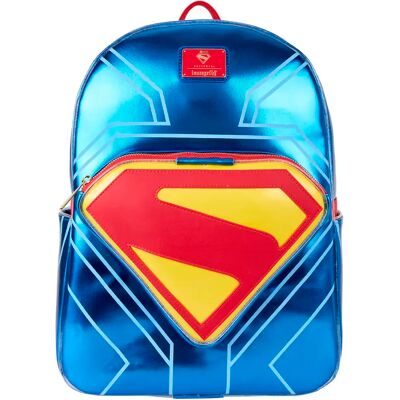 Kinderrugzak Loungefly DC Comics Superman Bleu 30,48x12,70x43,18 cm Kinderrugzak Loungefly DC Comics Superman Bleu 30,48x12,70x43,18 cm