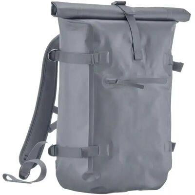 Waterproof rugzak met een ritsvak aan de voorkant Quadra Gris TU Waterproof rugzak met een ritsvak aan de voorkant Quadra Gris TU