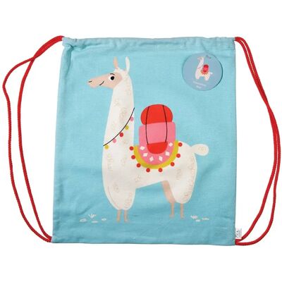 Kinderrugzak Rex London Dolly Llama Bleu TU Kinderrugzak Rex London Dolly Llama Bleu TU