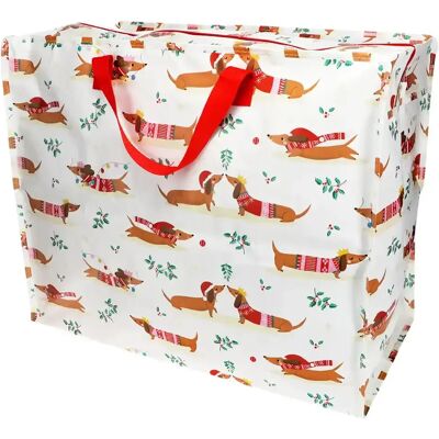 Opbergzak voor kinderen Rex London Chien Saucisse Festif Rouge 28x58x48 cm Opbergzak voor kinderen Rex London Chien Saucisse Festif Rouge 28x58x48 cm