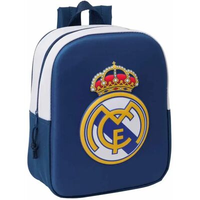 Safta Real Madrid rugzak 3D Bleu 22x10x27 cm Safta Real Madrid rugzak 3D Bleu 22x10x27 cm