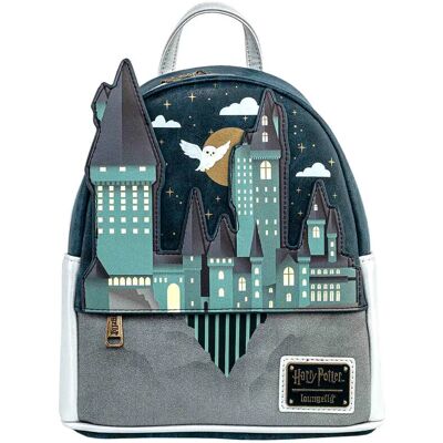Kinderrugzak Loungefly Harry Potter Hogwarts Blauw 27x23x11 cm Kinderrugzak Loungefly Harry Potter Hogwarts Blauw 27x23x11 cm