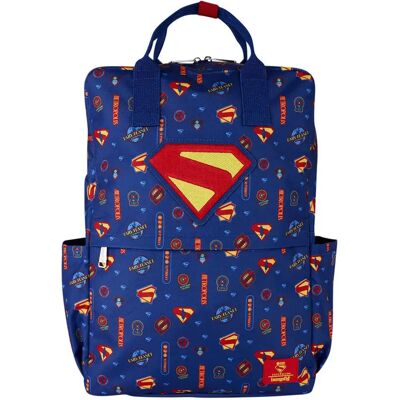 Nylon rugzak voor kinderen Loungefly Marvel Spiderman Blauw 29,21x12,70x43,18 cm Nylon rugzak voor kinderen Loungefly Marvel Spiderman Blauw 29,21x12,70x43,18 cm