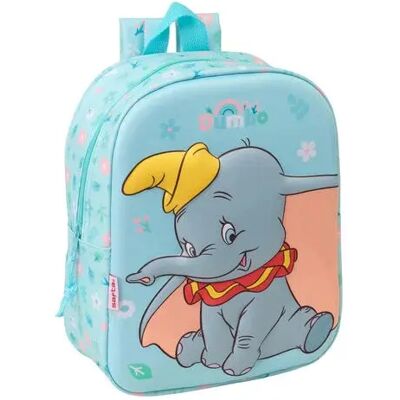 Kinderrugzak Safta Disney Dumbo 3D Bleu 22x27x10 cm Kinderrugzak Safta Disney Dumbo 3D Bleu 22x27x10 cm