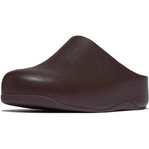 Leren damesklompen FitFlop Shuv Marron 36 Leren damesklompen FitFlop Shuv Marron 36