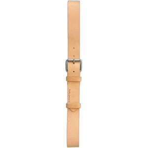 Leren riem Nudie Jeans Pedersson Beige 85 cm Leren riem Nudie Jeans Pedersson Beige 85 cm