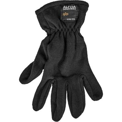 Handschoenen Alpha Industries Label Fleece Noir S/M Handschoenen Alpha Industries Label Fleece Noir S/M