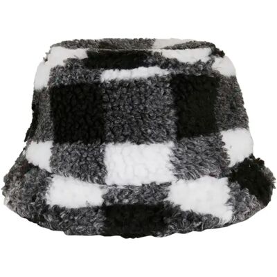 Hoed Urban Classics sherpa check Blanc TU Hoed Urban Classics sherpa check Blanc TU