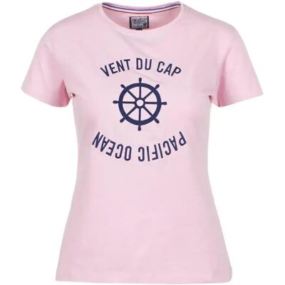 Vent Du Cap Roze Korte Mouwen T-Shirt - T-Shirt Vent Du Cap Roze Korte Mouwen T-Shirt - T-Shirt