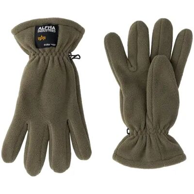 Handschoenen Alpha Industries Label Fleece Vert S/M Handschoenen Alpha Industries Label Fleece Vert S/M