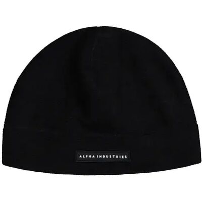 Fleece muts Alpha Industries Rubber Noir TU Fleece muts Alpha Industries Rubber Noir TU