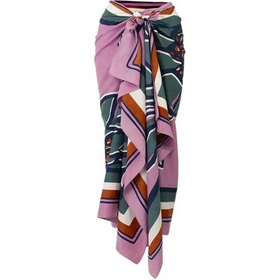 Vrouwensarong Barts Wilek Violet TU Vrouwensarong Barts Wilek Violet TU
