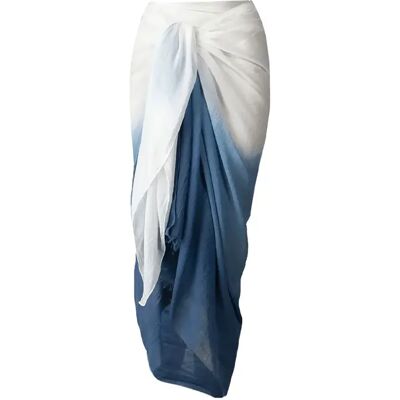 Barts Vasia blauw-wit katoenen batik sjaal - Sjaal Barts Vasia blauw-wit katoenen batik sjaal - Sjaal