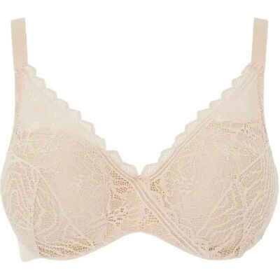 Enveloppend Memory Foam Beha Dames Chantelle Floral Touch Beige 95F Enveloppend Memory Foam Beha Dames Chantelle Floral Touch Beige 95F